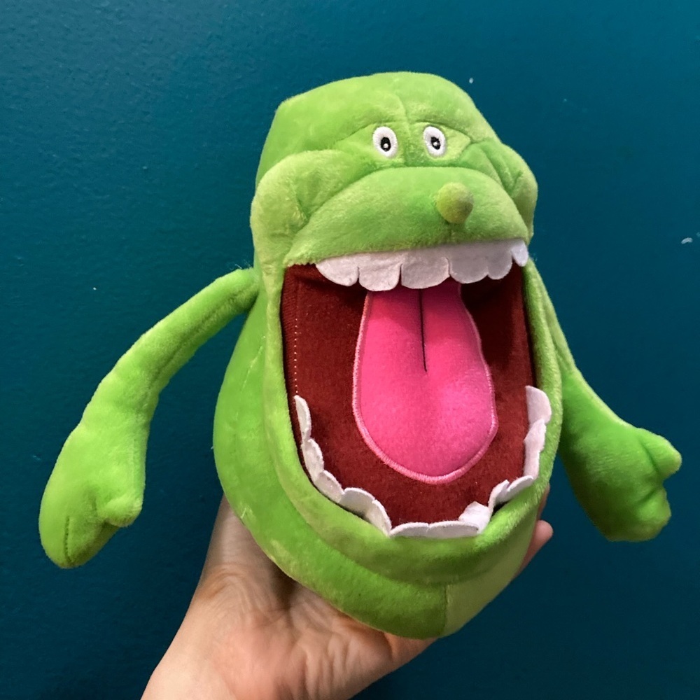 Slimer from the movie Ghostbusters plush toy